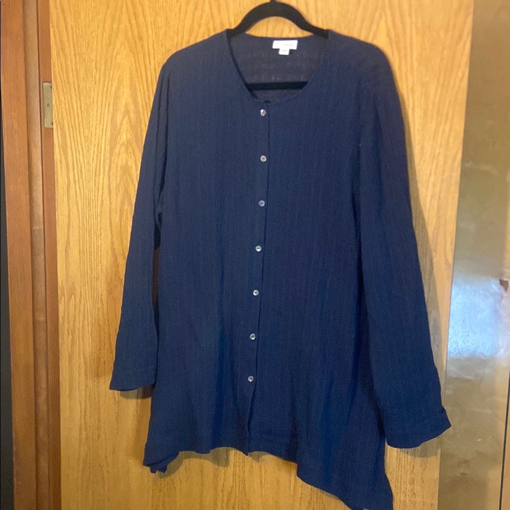 Women's Navy Blouse